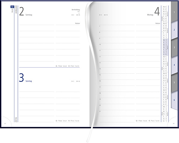 Datoline - Buchkalender DL 8.22