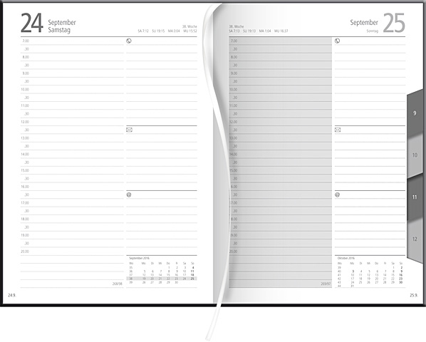 Datoline - Buchkalender DL 8.25