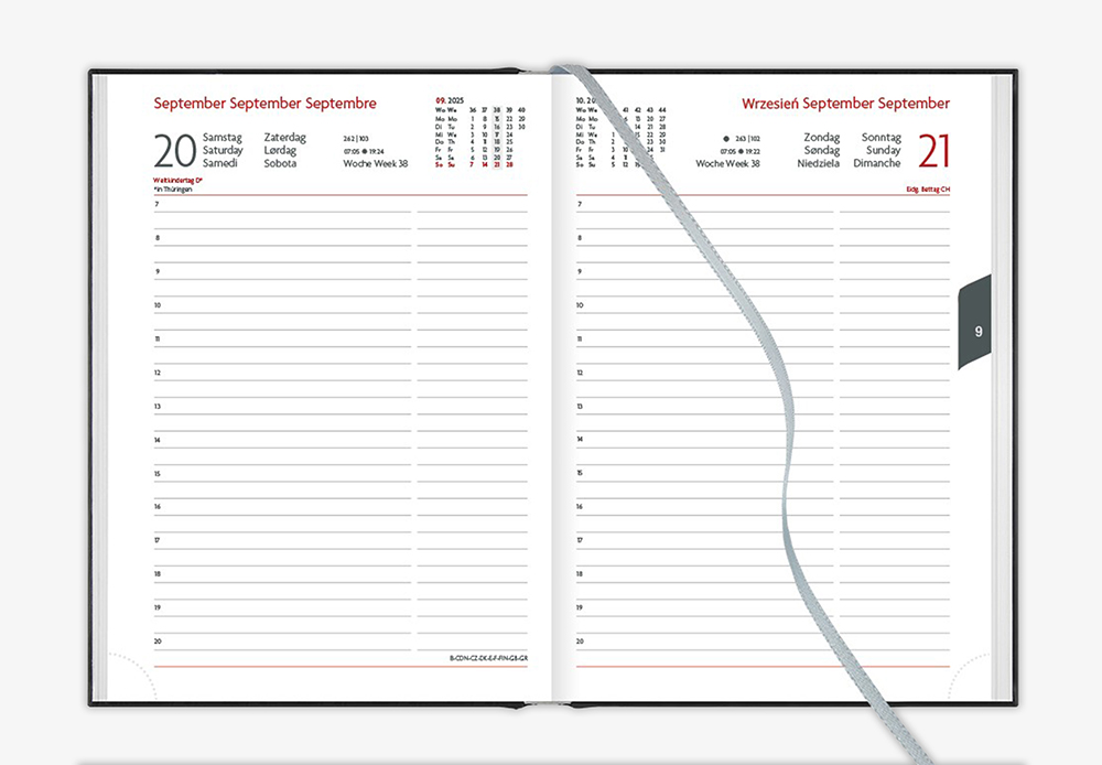 Datoline - Buchkalender DL 8.59