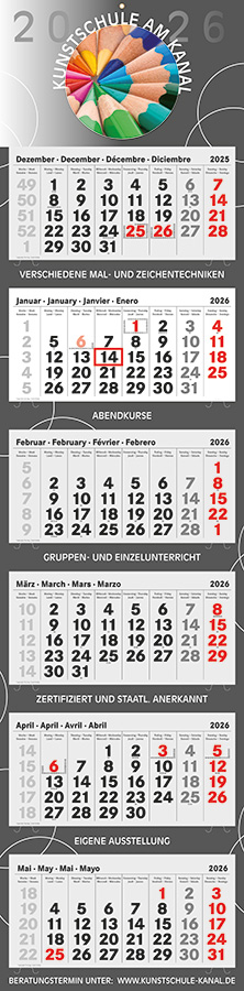 Datoline - 6-Monatsplaner DL 6.81