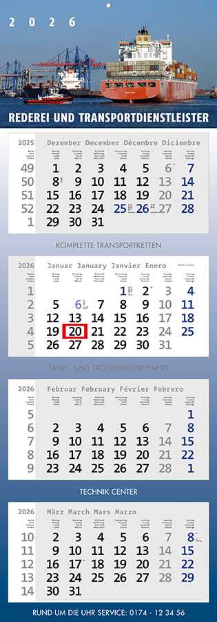 Datoline - 4-Monatsplaner DL 4.41
