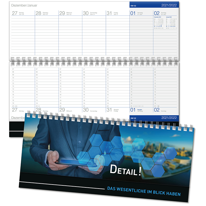 Datoline Tischquerkalender DL 7.21
